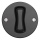 Kliklap - Retro tlačidlo bez rámčeka antracit
