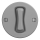 Kliklap - retro tlačidlo bez rámčeka, sivé
