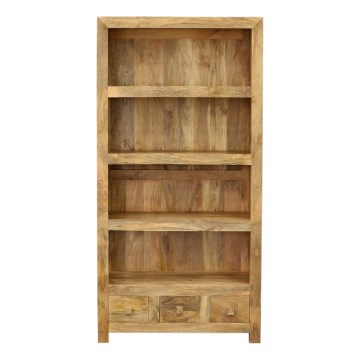 Knižnica HINA 180x90 cm masív/mangovník