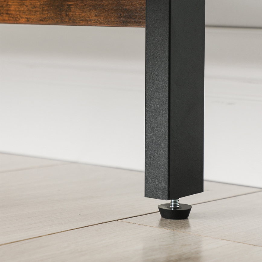 Knižnica NAVARO hnedá/čierna