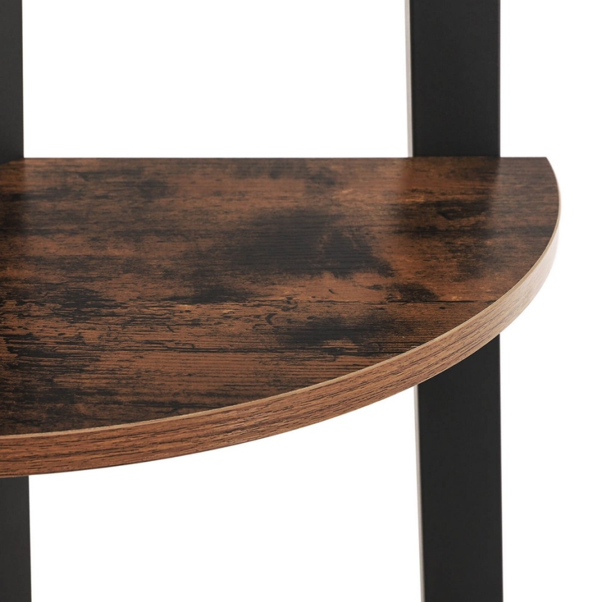 Knižnica NAVARO hnedá/čierna