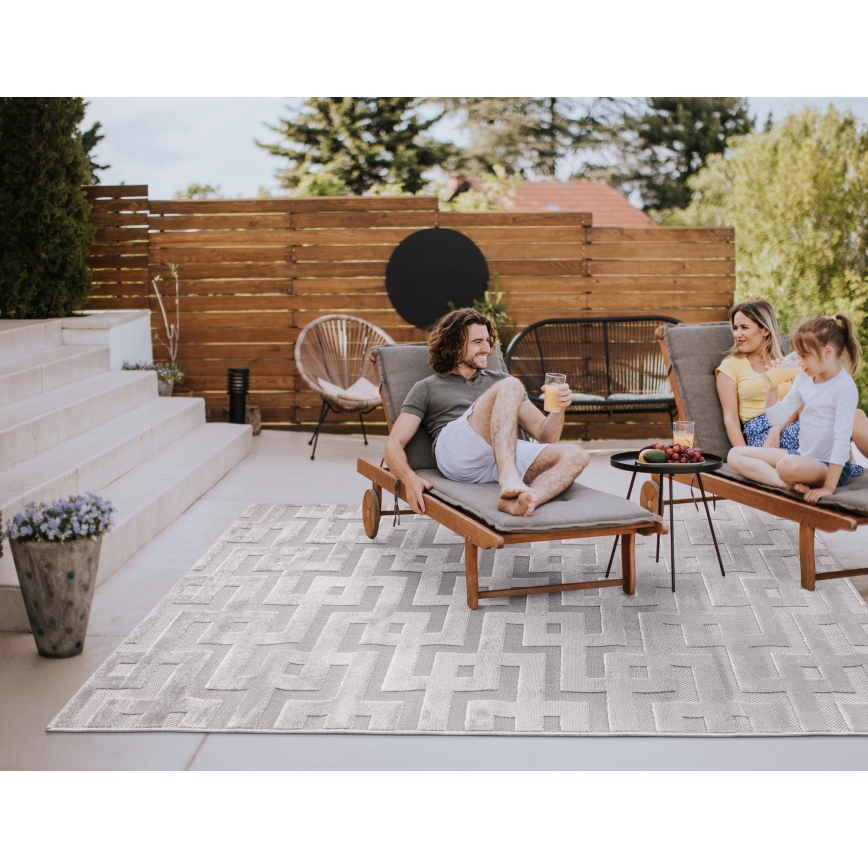 Koberec DORA 160x220 cm sivý