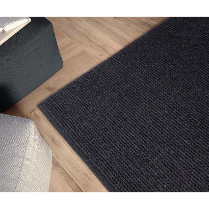 Koberec FIR WOOL 120x170 cm 2600 g/m2 antracit/prírodný