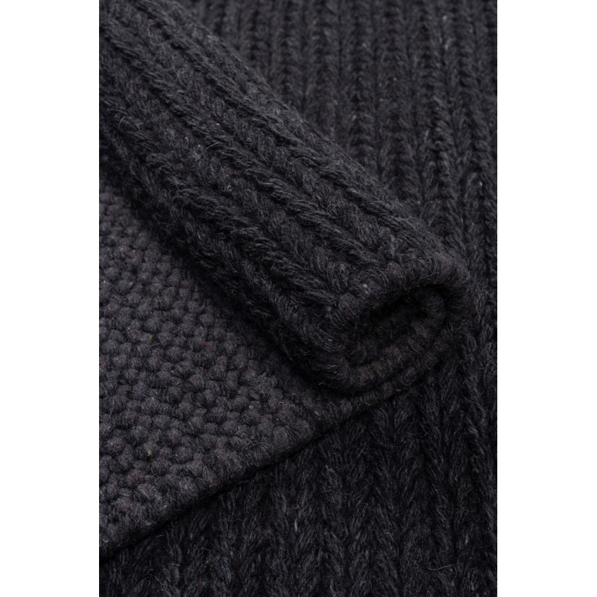 Koberec FIR WOOL 120x170 cm 2600 g/m2 antracit/prírodný