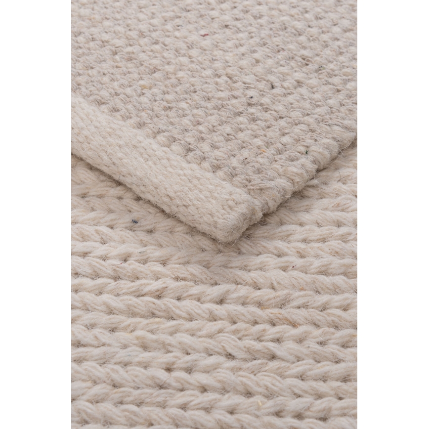 Koberec FIR WOOL 120x170 cm 2600 g/m2 krémový/prírodný