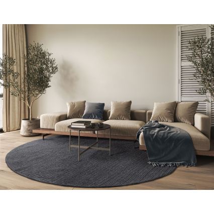 Koberec FIR WOOL 160 cm 2600 g/m2 antracit/prírodný