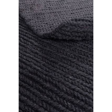 Koberec FIR WOOL 160 cm 2600 g/m2 antracit/prírodný