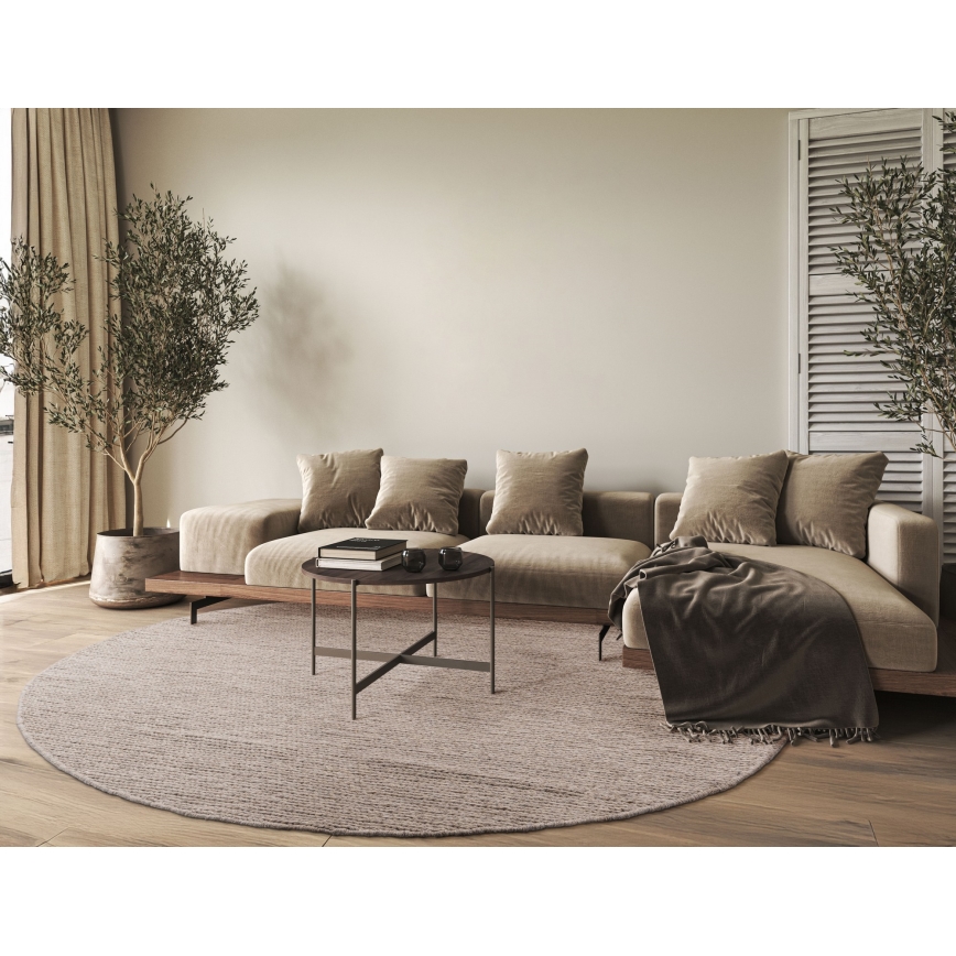 Koberec FIR WOOL 160 cm 2600 g/m2 béžový/prírodný