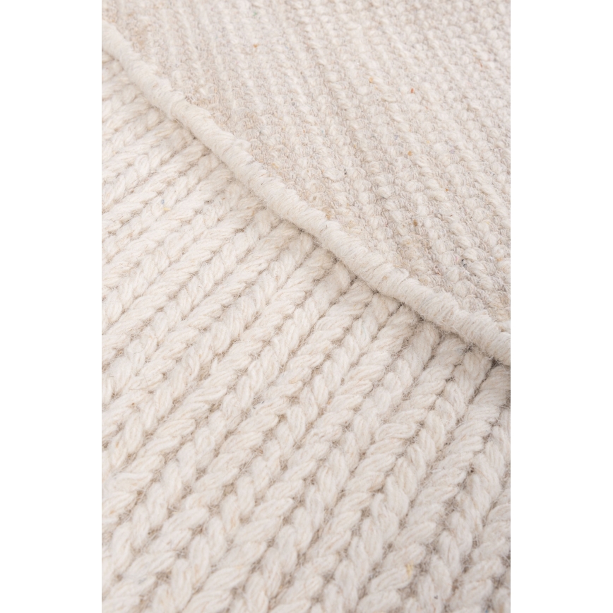 Koberec FIR WOOL 160 cm 2600 g/m2 krémová/prírodná