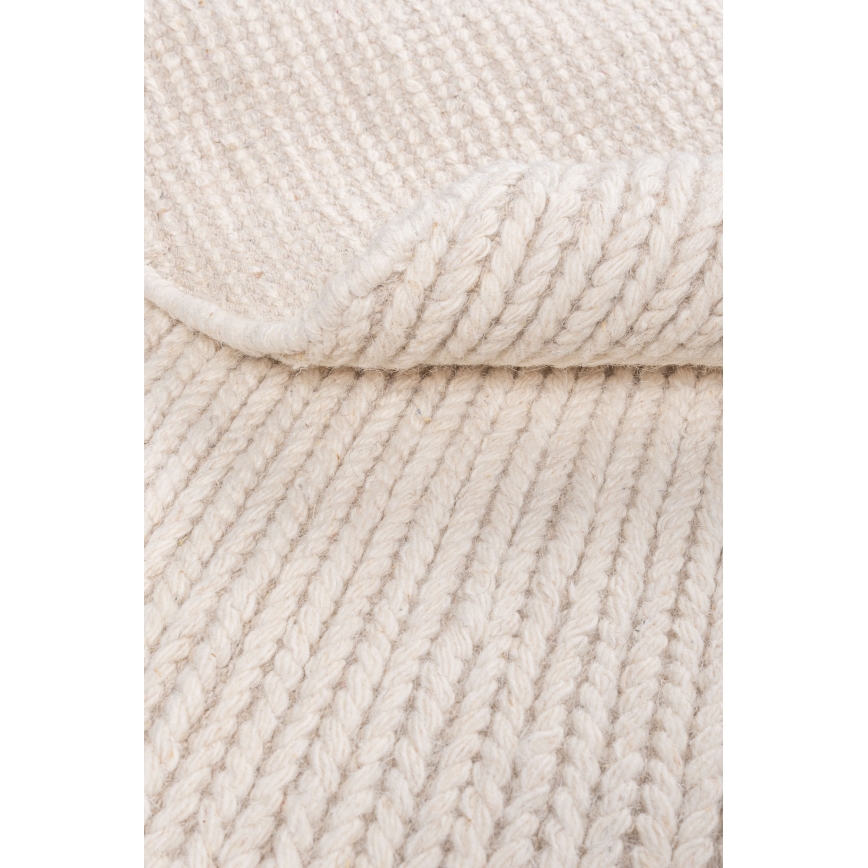 Koberec FIR WOOL 160 cm 2600 g/m2 krémová/prírodná
