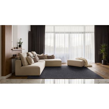 Koberec FIR WOOL 160x230 cm 2600 g/m2 antracit/prírodný