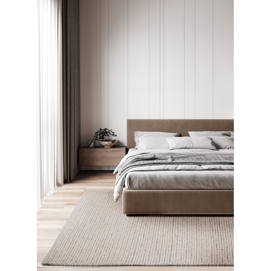 Koberec FIR WOOL 200x300 cm 2600 g/m2 krémová/prírodná