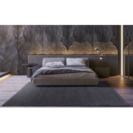 Koberec FIR WOOL 70x140 cm 2600 g/m2 antracit/prírodný