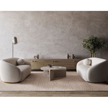Koberec FIR WOOL 70x140 cm 2600 g/m2 krémový/prírodný