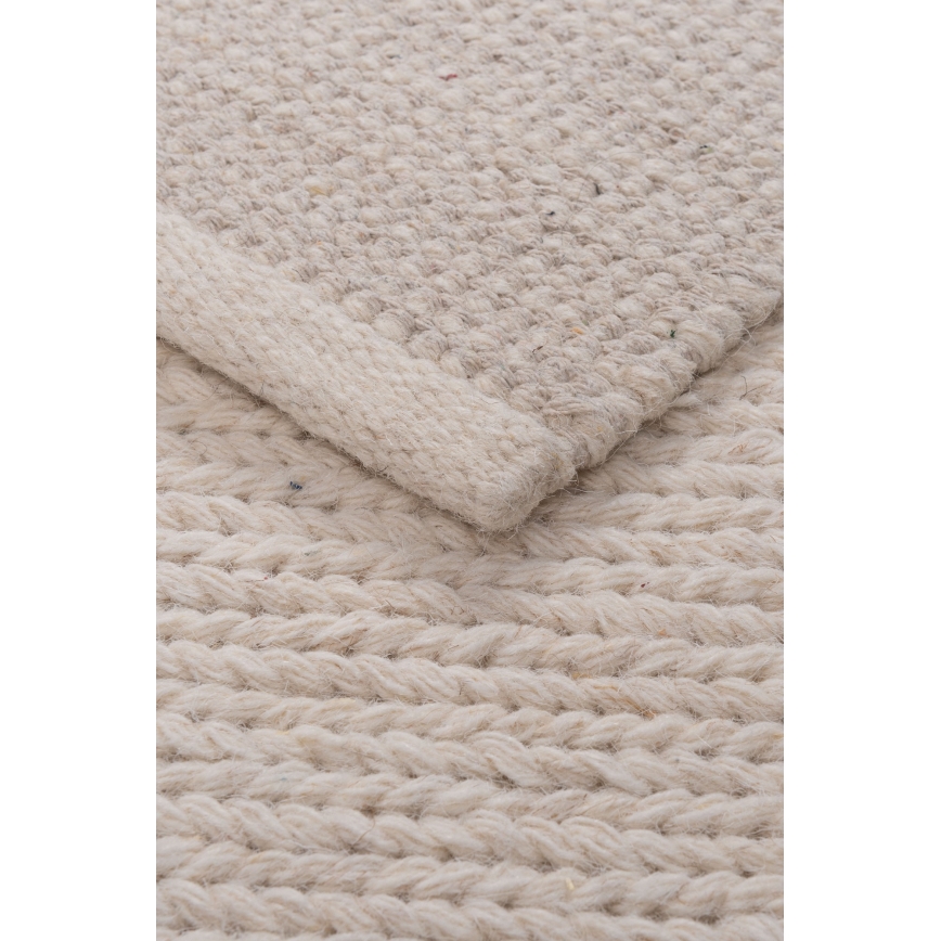 Koberec FIR WOOL 70x140 cm 2600 g/m2 krémový/prírodný
