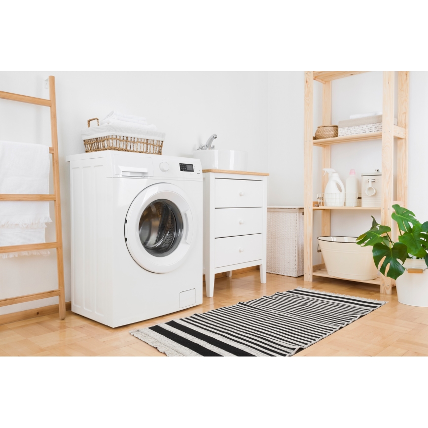 Koberec KILIM GOLD 60x120 cm čierna/biela