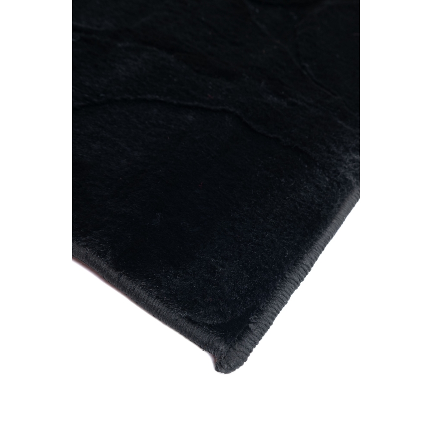 Koberec RABBIT 3D 120x170 cm čierny