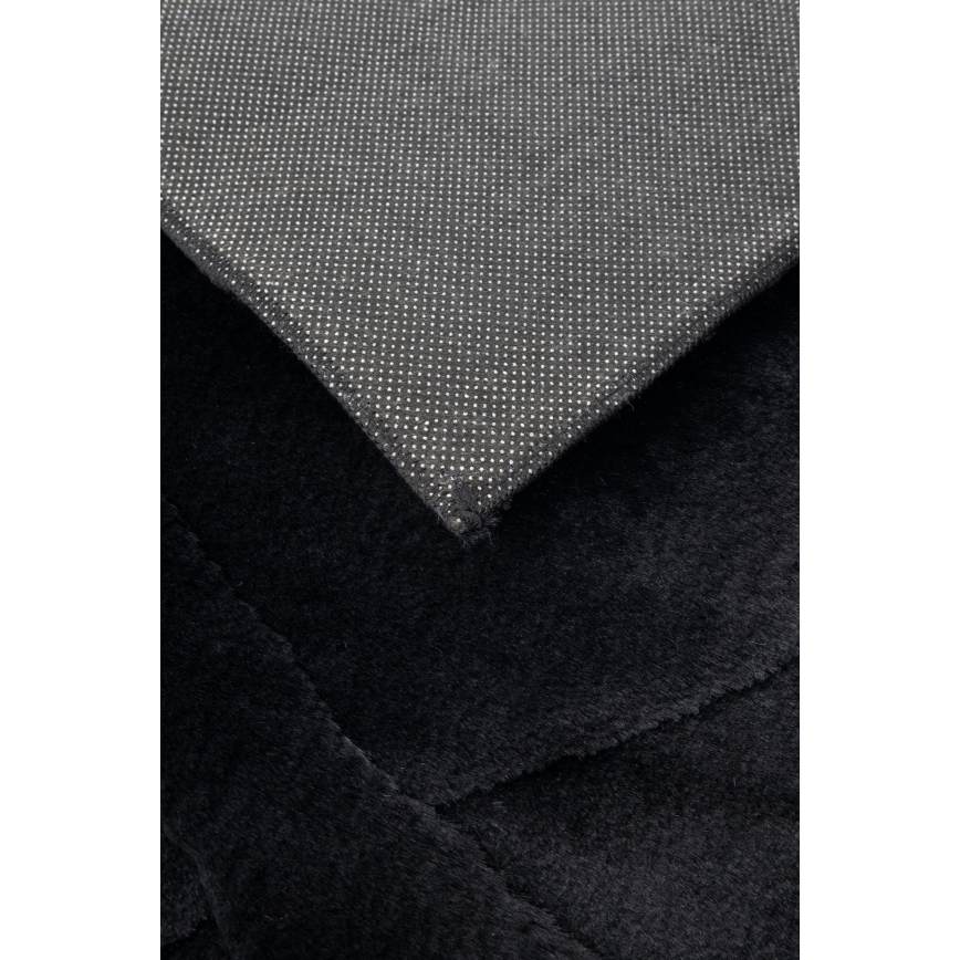 Koberec RABBIT 3D 120x170 cm čierny