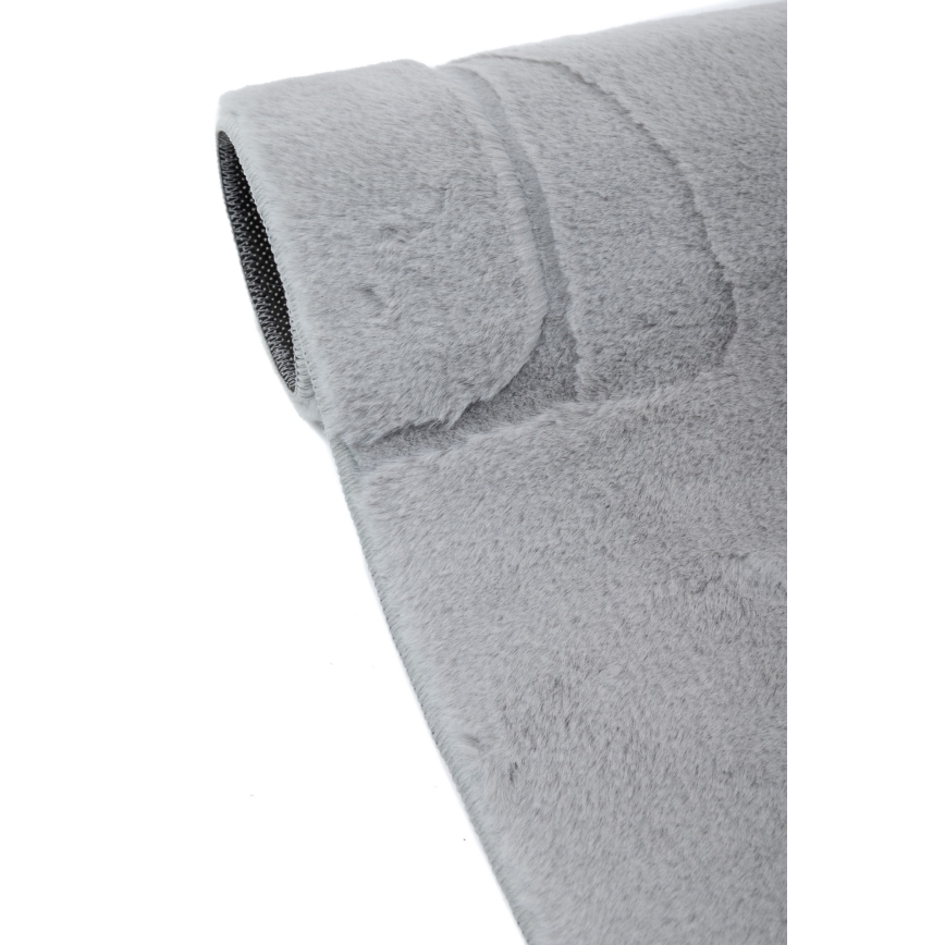 Koberec RABBIT 3D 80x150 cm svetlosivý