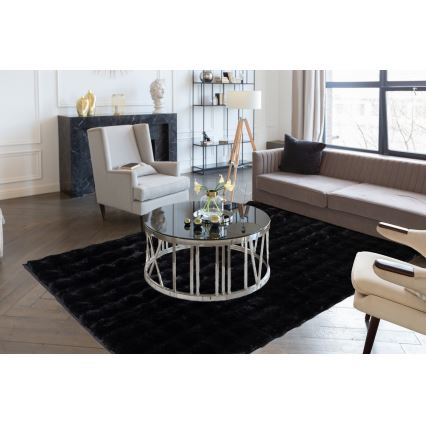 Koberec RABBIT BUBBLE 200x280 cm čierny