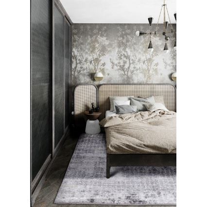 Koberec SALAMANCA 67x120 cm sivá/biela