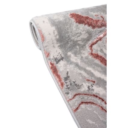 Koberec STONE 120x160 cm ružová/sivá