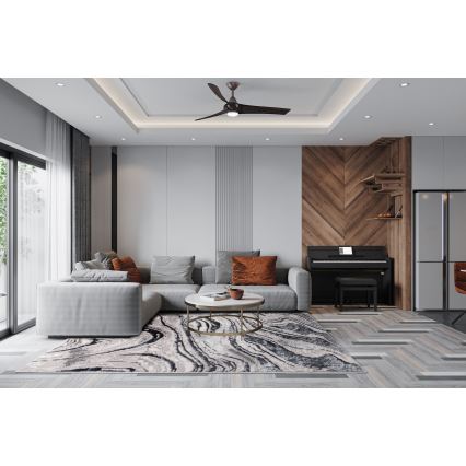 Koberec STONE 120x160 cm sivá/antracit