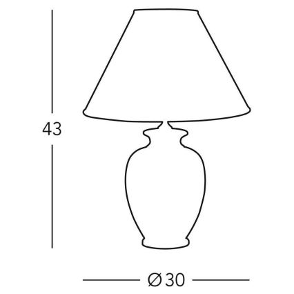 Kolarz 0014.73.3 - Stolná lampa GIARDINO 1x E27/100W/230V