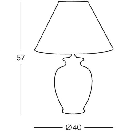 Kolarz 0014.74.3 - Stolná lampa GIARDINO 1xE27/100W/230V