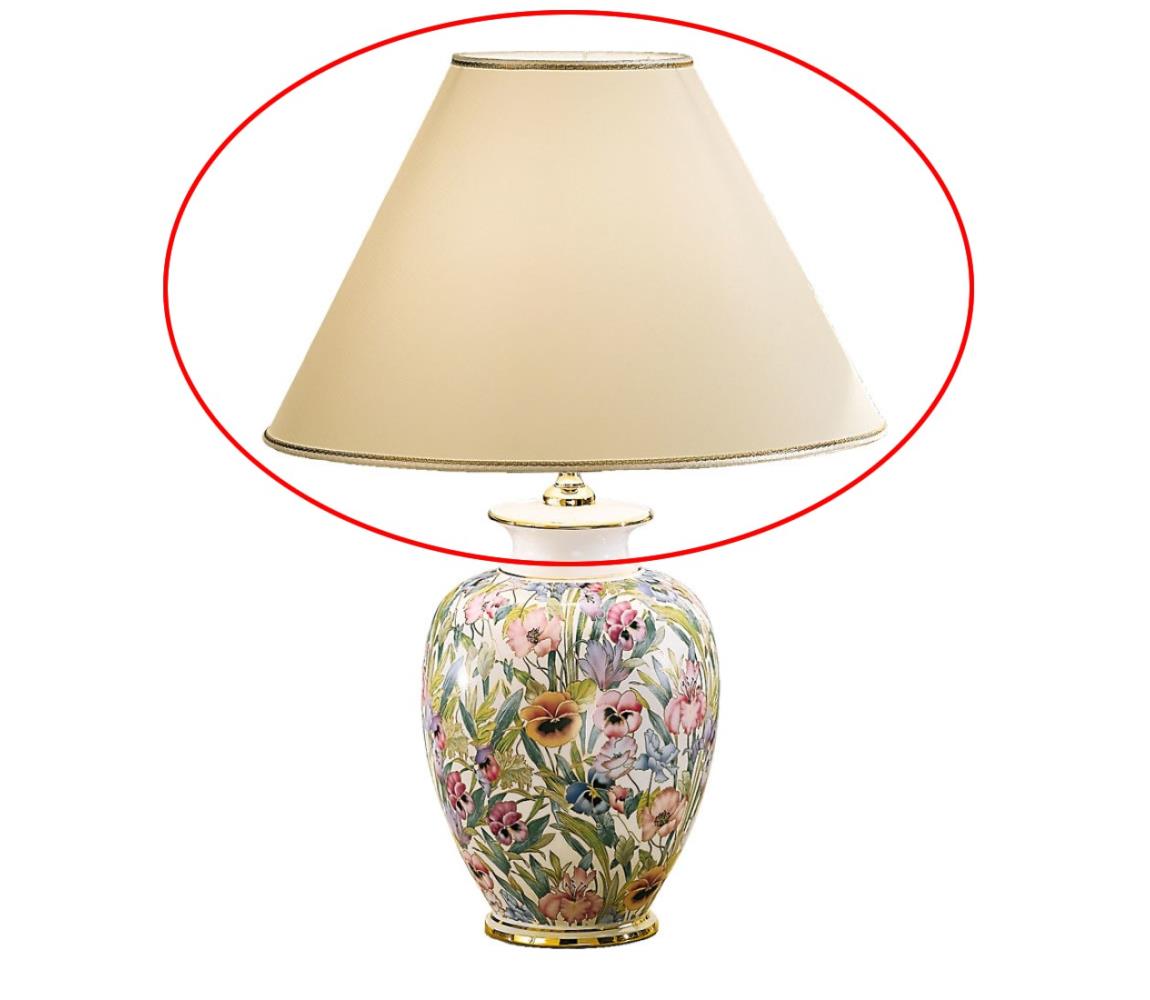 Kolarz 0014.S02- Náhradné tienidlo ku stolnej lampe GIARDINO E27, priemer 40 cm, béžové 0014.S02