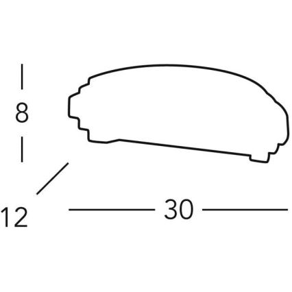 Kolarz 0290.61 - Nástenné svietidlo STIEGEL 1xE27/60W/230V