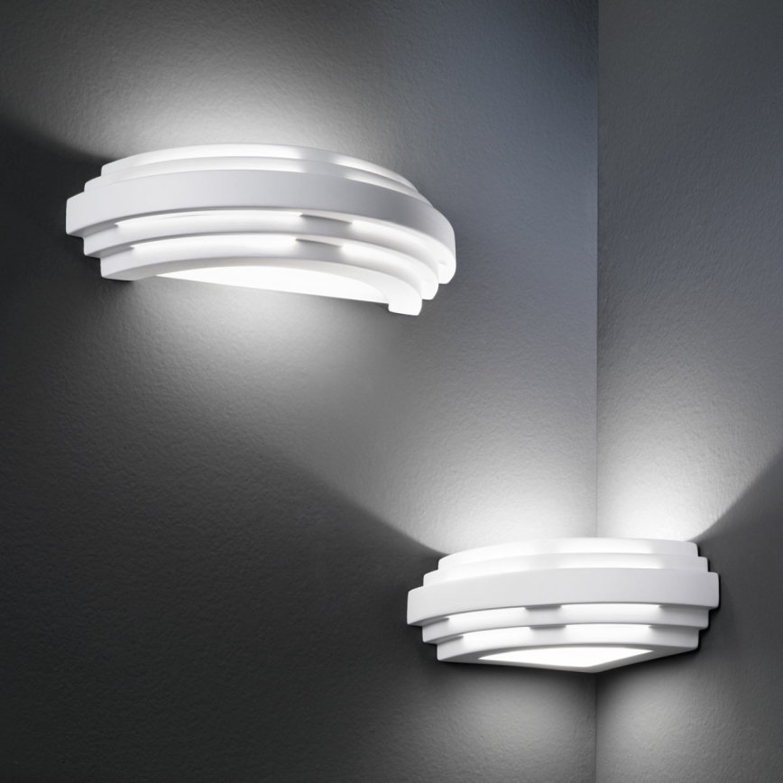 Kolarz 0290.61E - Nástenné svietidlo STIEGEL 1xG9/60W/230V biela