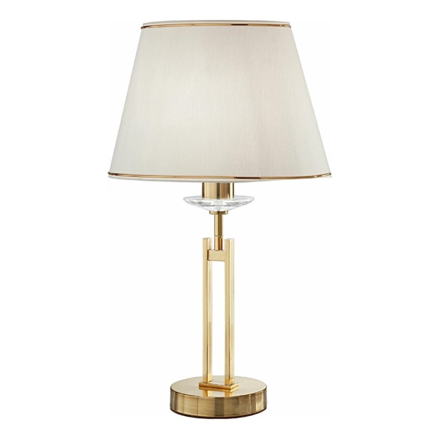 Kolarz 330.71.8C - Krištáľová stolná lampa IMPERIAL 1xE27/60W/230V zlatá/béžová