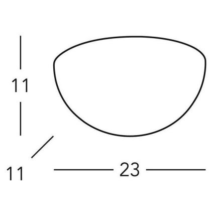 Kolarz 588.66 - Nástenné svietidlo BISQUITT 1xE27/75W/230V