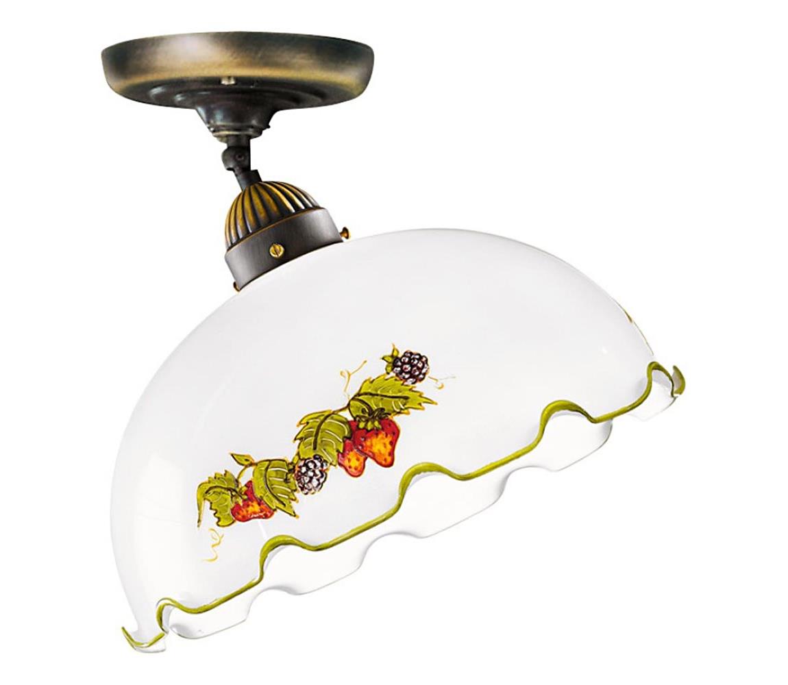 Kolarz 731.10.114 - Prisadený luster NONNA 1xE27/75W/230V pr. 30 cm víno/jahody 731.10.114