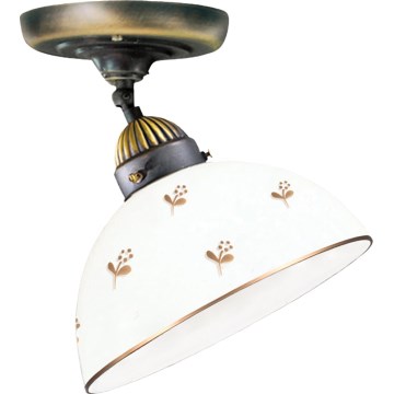 Kolarz 731.10.170 - Prisadený luster NONNA 1xE27/75W/230V, priemer 20 cm, kvetinový motív, ružové zlato