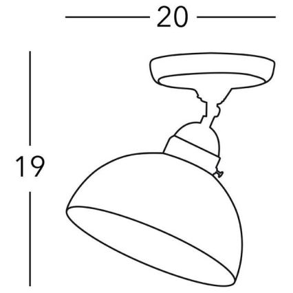 Kolarz 731.10.53 - Bodové svietidlo NONNA 1xE27/75W/230V