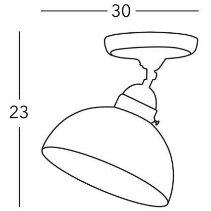 Kolarz 731.10.54 - Bodové svietidlo NONNA 1xE27/75W/230V