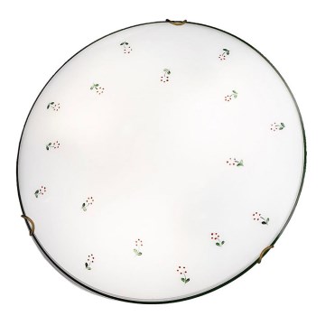 Kolarz 731.13.4.70 - Stropné svietidlo NONNA 3xE27/60W/230V pr. 50 cm zelená