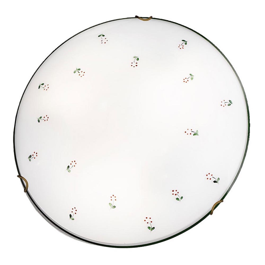 Kolarz 731.13.4.70 - Stropné svietidlo NONNA 3xE27/60W/230V pr. 50 cm zelená