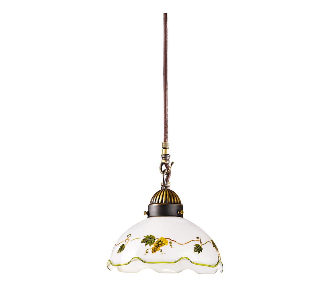 Kolarz 731.30.110 - Závesný luster NONNA na lanku 1xE27/75W/230V pr. 20 cm víno 731.30.110