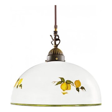 Kolarz 731.30.126 - Luster na lanku NONNA 1xE27/75W/230V pr. 20 cm citróny