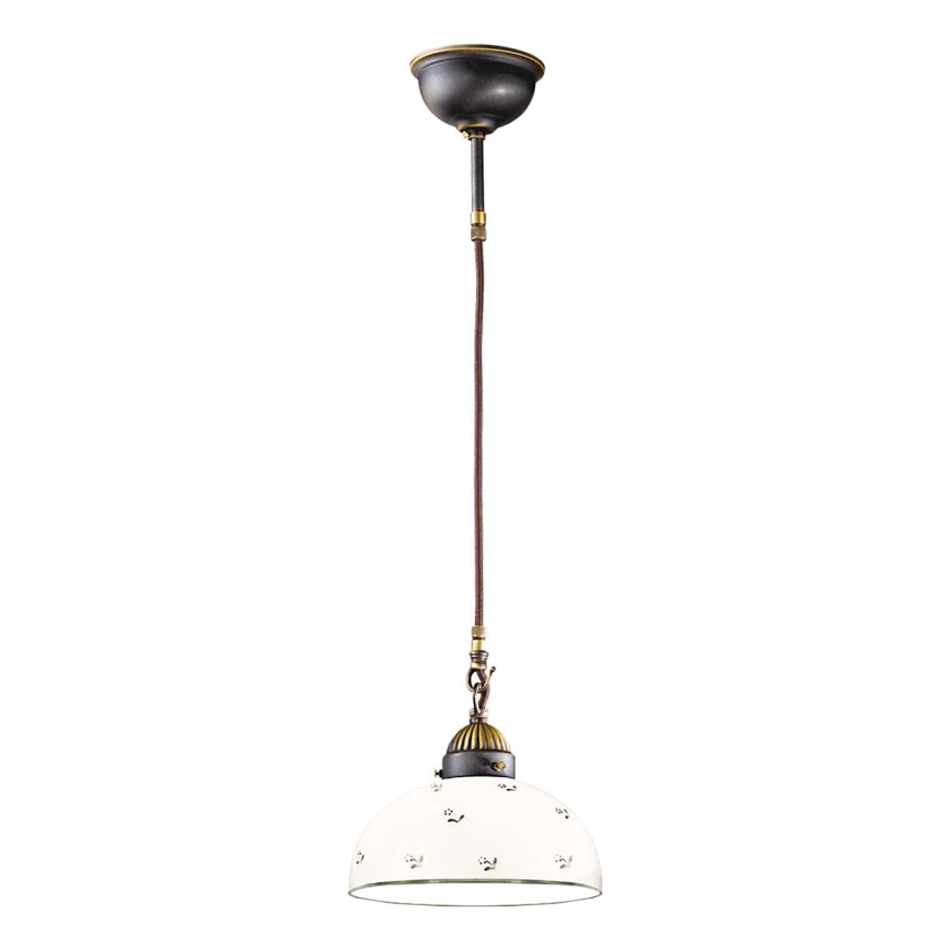 Kolarz 731.30.20 - Luster na lanku NONNA 1xE27/75W/230V pr. 20 cm zelená