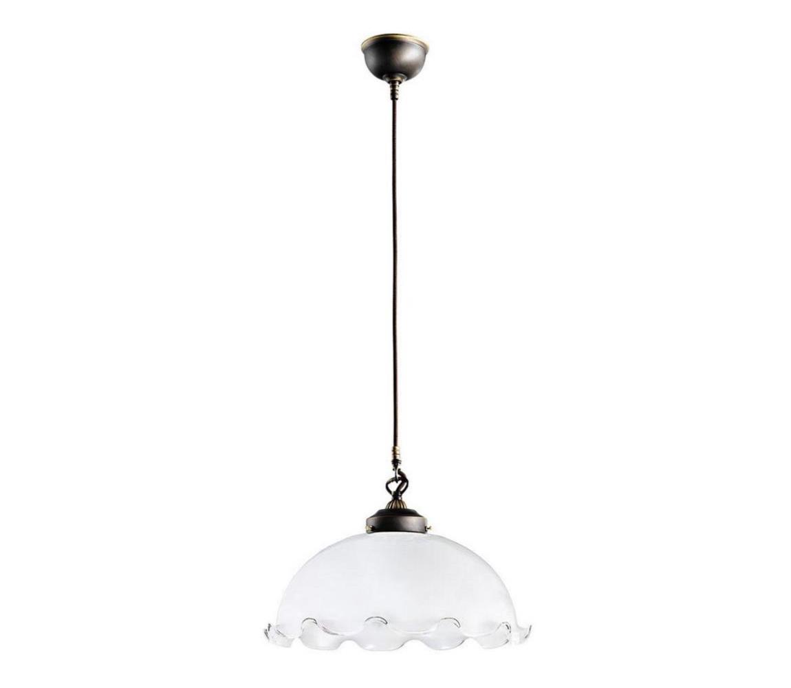 Kolarz 731.30.74 - Luster na lanku NONNA 1xE27/75W/230V biela 731.30.74