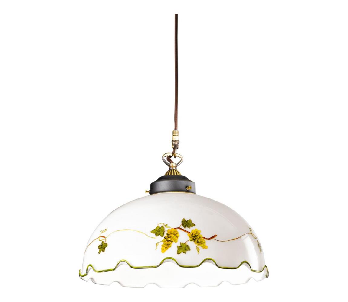 Kolarz 731.32.112 - Závesný luster na lanku NONNA 1xE27/75W/230V pr. 36 cm vínová 731.32.112