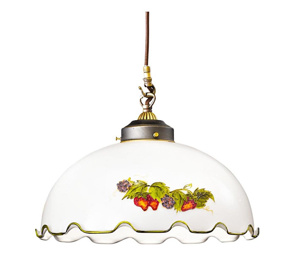 Kolarz 731.32.115 - Závesný luster NONNA na lanku 1xE27/75W/230V, priemer 36 cm, vínová/jahodová 731.32.115