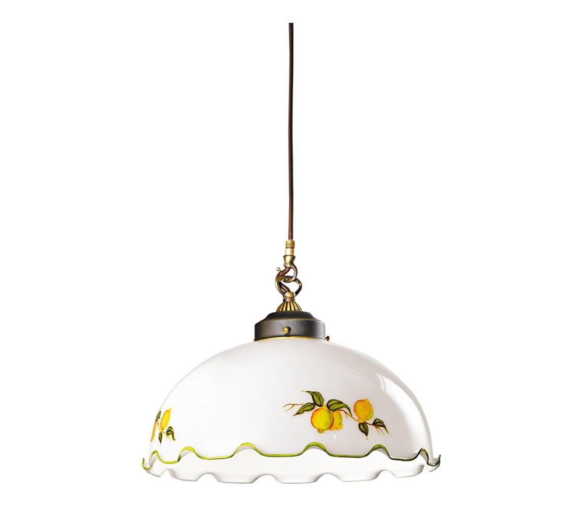 Kolarz 731.32.118 - Závesný luster na lanku NONNA 1xE27/75W/230V priemer 36 cm citróny 731.32.118