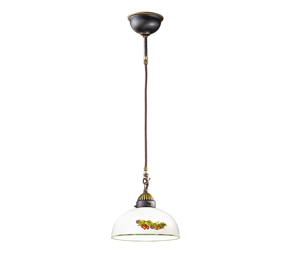 Kolarz Kolarz 731.32.139 - Luster na lanku NONNA 1xE27/75W/230V pr. 36 cm víno/jahody