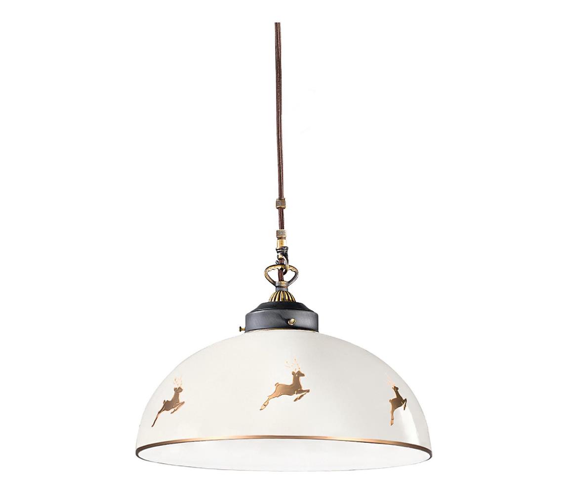 Kolarz 731.32.152-Luster na lankách NONNA 1xE27/75W/230V priemer 36 cm jelení ružové zlato 731.32.152