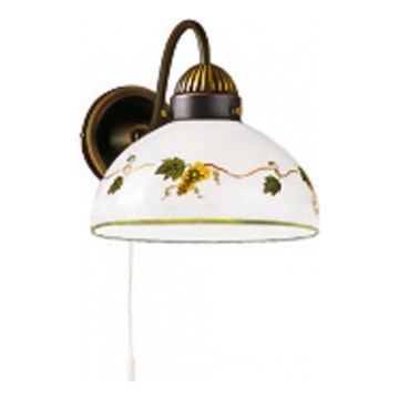 Kolarz 731.61.122 - Nástenná lampa NONNA 1xE27/75W/230V víno